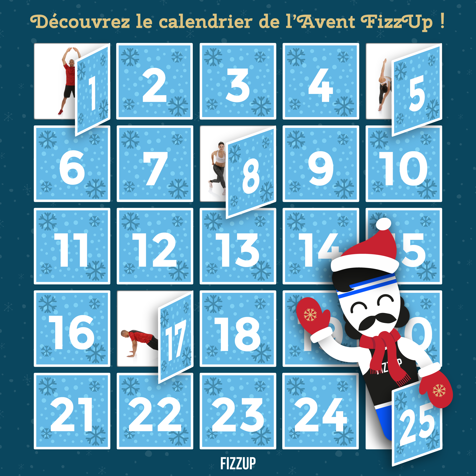 Le Calendrier De Lavent Sportif Fizzup