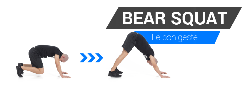 Squat jump alternative bear squat