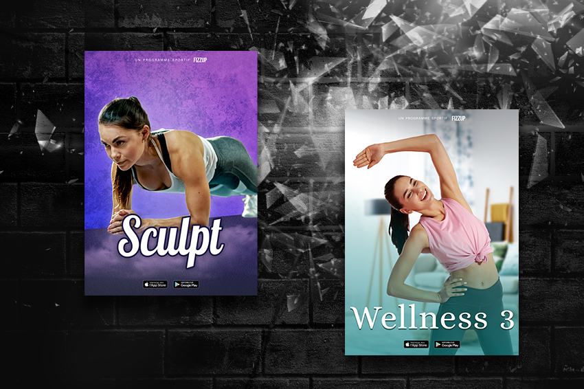 affiche des programmes sculpt et wellness 3 Fizzup.